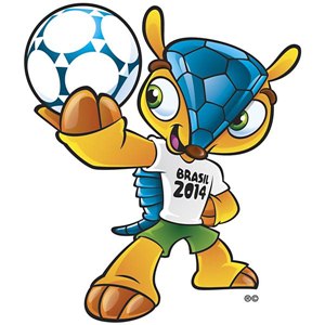 Fuleco - Mascote da Copa do Mundo de 2014 no Brasil e da Copa das Confederaes de 2013