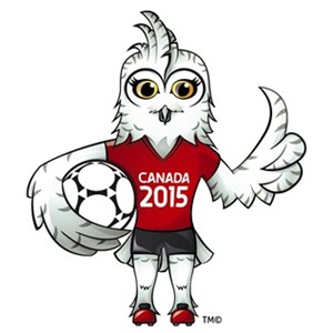 Shuéme (coruja-do-ártico) - Mascote da Copa do Mundo de Futebol Feminino de 2015