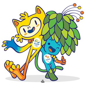 Vincius e Tom - Mascotes dos Jogos Olmpicos de 2016 - Rio de Janeiro, Brasil 2016