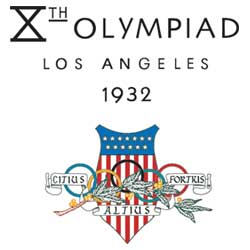 Emblem - Los Angeles 1932 - Games of the X Olympiad - Summer Olympic Games