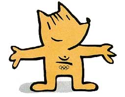 Mascot of the 1992 Summer Olympic Games in Barcelona - Spain - Cobi