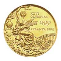 Medal obverse - Atlanta 1996 - Games of the XXVI Olympiad - Summer Olympic Games