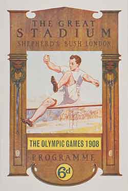Poster promoting the Olympic Games - London 1908