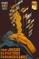 Poster Images - I Pan American Games - Buenos Aires 1951