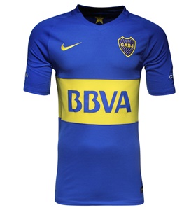 Uniforme 1 do Boca Juniors na Copa Libertadores da Amrica 2016