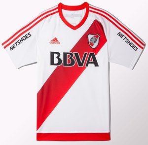 Uniforme 1 do River Plate na Copa Libertadores da Amrica 2016