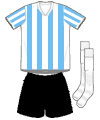 Uniforme 1 da seleção da Argentina