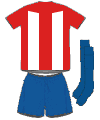Uniforme 1 da seleção do Paraguai