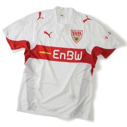 Uniforme 1 do VfB Stuttgart - Temporada 2007/2008