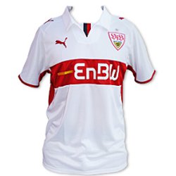 Uniforme 1 do VfB Stuttgart - Temporada 2008/2009