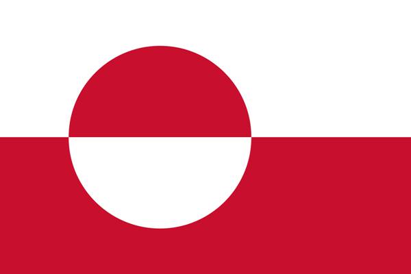 Bandeira da Groenlândia