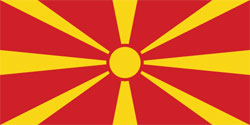 Bandeira da Macednia do Norte