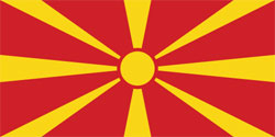 Bandeira da Macedônia do Norte