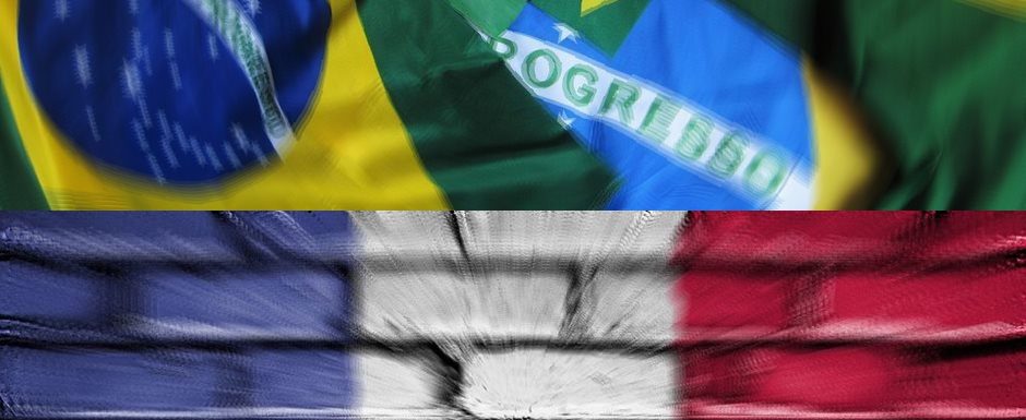 Jogo Frana 2 x 1 Brasil da Copa do Mundo Feminina de 2023
