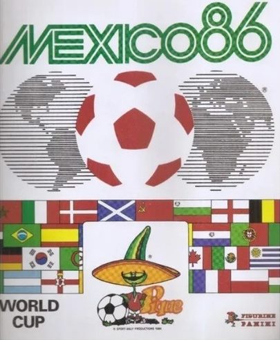 lbum de figurinhas oficial da Copa do Mundo de 1986