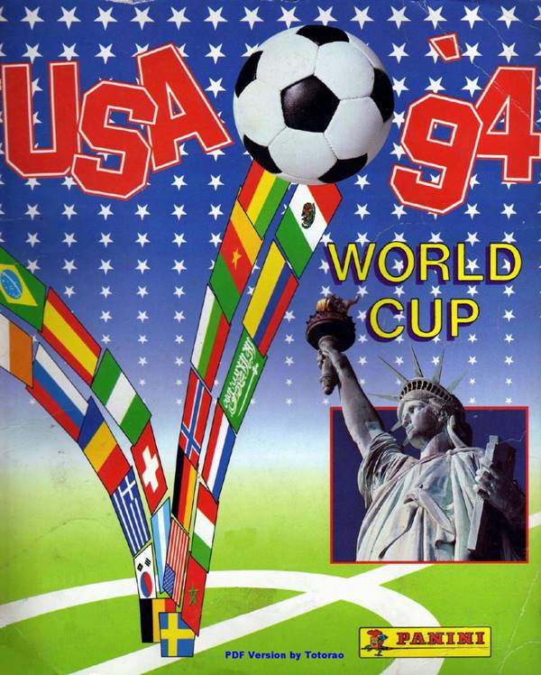 Álbum de figurinhas oficial da Copa do Mundo de 1994