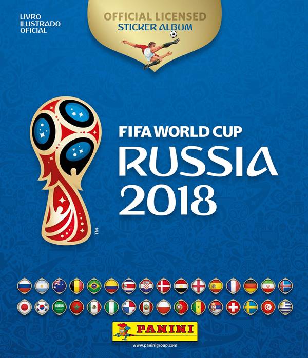 Álbum de figurinhas oficial da Copa do Mundo de 2018