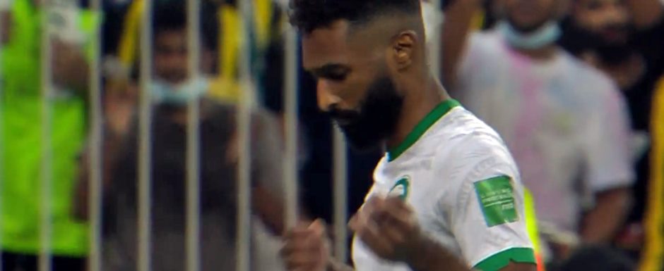 Firas Al-Buraikan - Jogador da Seleo da Arbia Saudita na Copa do Mundo de Futebol de 2022 no Catar (Qatar) - Foto: Firas Al-Buraikan/Twitter