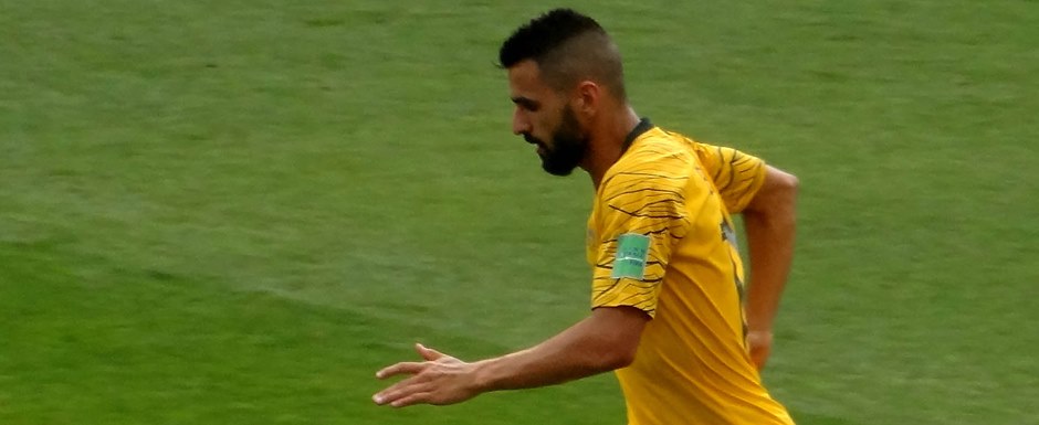 Aziz Behich - Jogador da Seleo da Austrlia na Copa do Mundo de Futebol de 2022 no Catar (Qatar) - Foto: Alexander Veprev