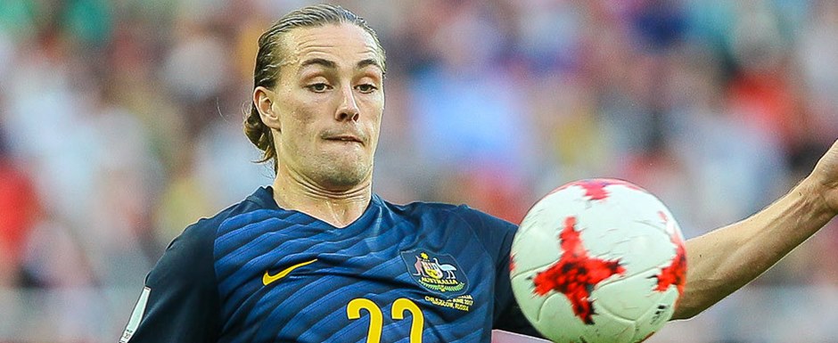 Jackson Irvine - Jogador da Seleo da Austrlia na Copa do Mundo de Futebol de 2022 no Catar (Qatar) - Foto: Dmitry Sadovnikov