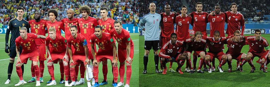 Jogo Blgica 1 x 0 Canad vlido pela primeira rodada do Grupo F da Primeira Fase da Copa do Mundo de 2022 no Catar (Qatar) - Fotos: Edgar Breshchanov e Ilya Khokhlov