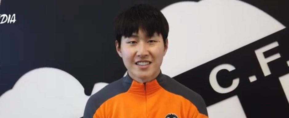 Lee Kang-in - Jogador da Seleo da Coreia do Sul na Copa do Mundo de Futebol de 2022 no Catar (Qatar) - Foto: Valencia CF/YouTube