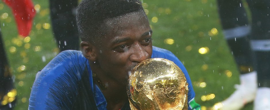 Ousmane Dembl - Jogador da Seleo da Frana na Copa do Mundo de Futebol de 2022 no Catar (Qatar) - Foto: Anton Zaitsev