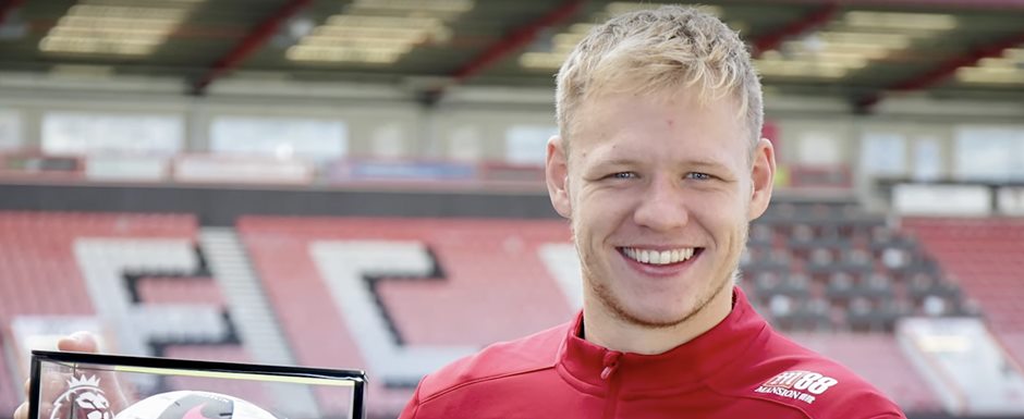 Aaron Ramsdale - Jogador da Seleo da Inglaterra na Copa do Mundo de Futebol de 2022 no Catar (Qatar) - Foto: AFC Bournemouth