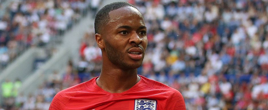 Raheem Sterling - Jogador da Seleo da Inglaterra na Copa do Mundo de Futebol de 2022 no Catar (Qatar) - Foto: Kirill Venediktov