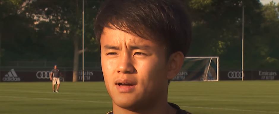 Takefusa Kubo - Jogador da Seleo do Japo na Copa do Mundo de Futebol de 2022 no Catar (Qatar) - Foto: Real Madrid
