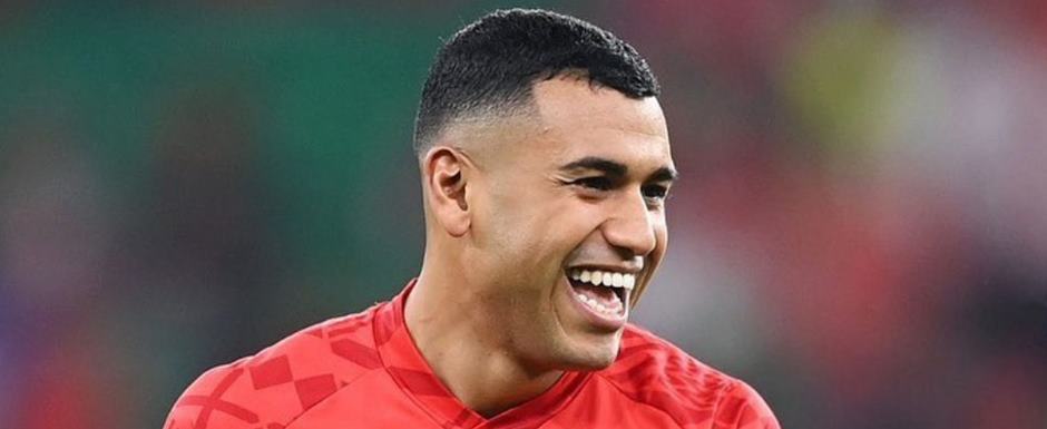 Walid Cheddira - Jogador da Seleo de Marrocos na Copa do Mundo de Futebol de 2022 no Catar (Qatar) - Foto: walo_98/Instagram