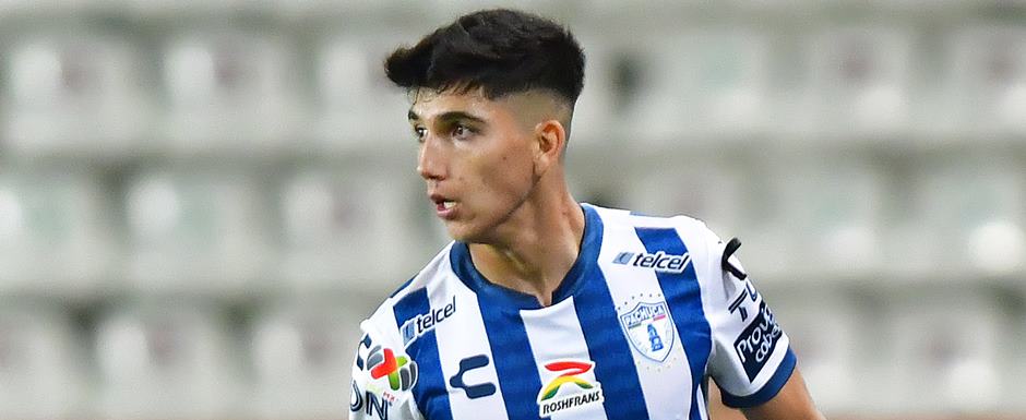Kevin lvarez - Jogador da Seleo do Mxico na Copa do Mundo de Futebol de 2022 no Catar (Qatar) - Foto: Tuzos/Twitter