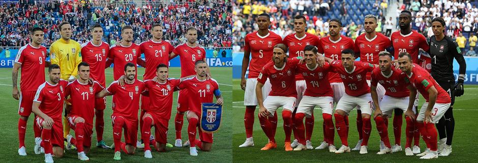 Jogo Srvia 2 x 3 Sua vlido pela terceira rodada do Grupo G da Primeira Fase da Copa do Mundo de 2022 no Catar (Qatar) - Fotos: Edgar Breshchanov e Kirill Venediktov