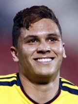 Foto de Juan Fernando Quintero - Jogador da Colmbia na Copa do Mundo de 2018 na Rssia