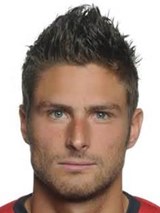 Foto de Olivier Giroud - Jogador da Frana na Copa do Mundo de 2018 na Rssia