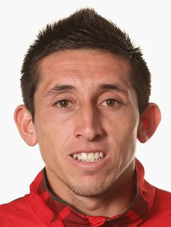 Foto de Hctor Herrera - Jogador do Mxico na Copa do Mundo de 2018 na Rssia