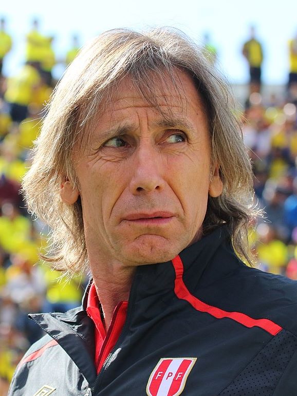 Foto de Ricardo Gareca - Técnico do Peru na Copa do Mundo de 2018 na Rússia
