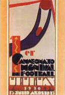 Pôster da Copa do Mundo de 1930 no Uruguai