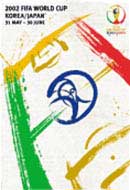 Pôster da Copa do Mundo de 2002 na Coreia do Sul e Japão - 17º Copa do Mundo FIFA