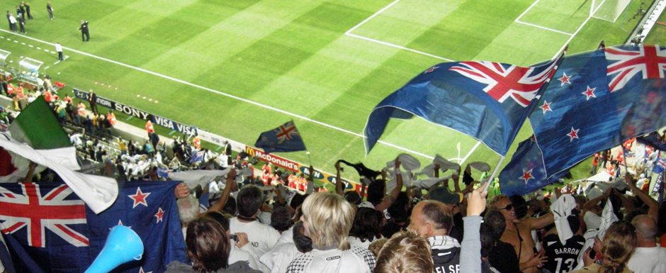 Torcedores da Seleo da Nova Zelndia na Copa do Mundo de Futebol de 2010 na frica do Sul - Foto: Dundas Football Club