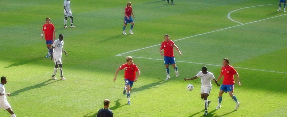 Seleo da Repblica Tcheca e Gana na Copa do Mundo de Futebol de 2006 na Alemaha - Foto: Koky