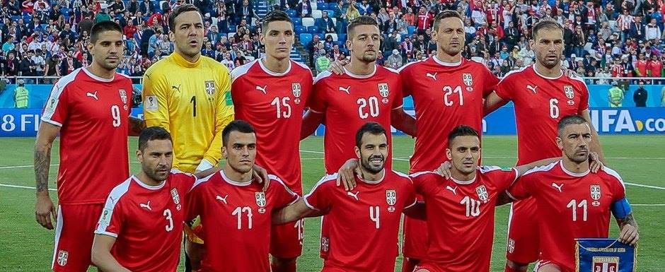 Seleo da Srvia na Copa do Mundo de Futebol de 2018 na Rssia - Foto: Edgar Breshchanov