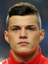 Foto de Granit Xhaka - Jogador da Sua na Copa do Mundo de 2018 na Rssia