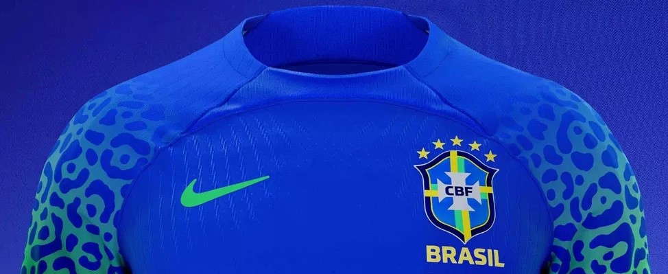 Uniforme Reserva da Seleo Brasileira para a Copa do Mundo de 2022 no Catar (Qatar) - Foto: Divulgao Nike