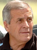 Foto do Óscar Tabárez - Técnico do Uruguai na Copa do Mundo de 2018 na Rússia