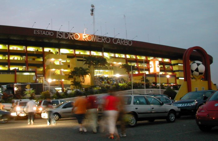 Foto da rea externa do Estdio Monumental Isidro Romero Carbo, em Guaiaquil, Equador. Palco da Final da Copa Libertadores da Amrica de 2022 - Foto: aguerra