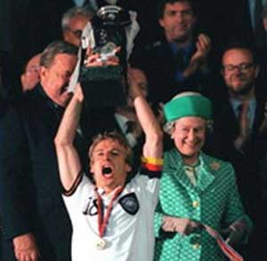 Alemanha - Campeã da Eurocopa de 1996 realizada na Inglaterra