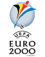 Logomarca da Eurocopa de 2000 realizada na Bélgica e Países Baixos