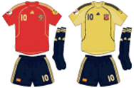 Uniforme da Espanha