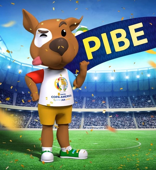 Pibe, a mascote da Copa Amrica de 2021